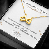 In Loving Memory of Husband |  Heavenly Hugs Infinity Necklace