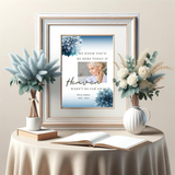 Wedding Memorial Table Sign Minimalistic