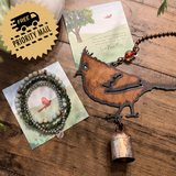 Cardinal Memorial Ornament and Wind Chime Sympathy Box