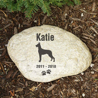 pet memorial gift for loss of dog personalized pet memorial garden stone remember me gifts Great Dane