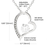 Forever In My Heart Necklace | A Heavenly Hug from Mom