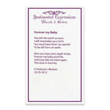 925 Sterling Silver Forever My Baby Heart Ashes Cremation Necklace