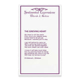 925 Sterling Silver Rhodium-plated Antiqued Grieving Heart Cremation Necklace