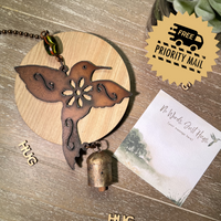 Hummingbird Wind Chime Sympathy Box Send a Hug
