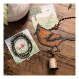 Cardinal Memorial Ornament and Wind Chime Sympathy Box