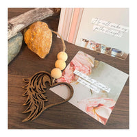 Angel Wing Car Charm & Grief Cards Box - Hug in a Box