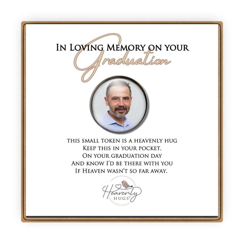 memorial graduation pocket token loved one photo keepsake heavenly hugs gift box remember me gifts gift boutique online