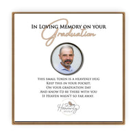 memorial graduation pocket token loved one photo keepsake heavenly hugs gift box remember me gifts gift boutique online