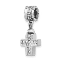 Cross Urn Charm Cremation Memorial Jewelry