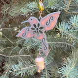 hummingbird memorial wind chime heavenly hugs grief gift box send a hug condolence for funeral with optional memorial bracelet and coaster with stand