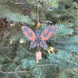 butterfly memorial wind chime heavenly hugs grief gift box send a hug condolence for funeral with optional memorial bracelet and coaster with stand