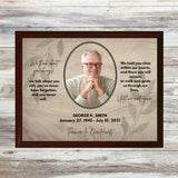 I Thought of You with Love Today Memorial Plaque - Personalized Memorial Gift