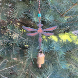 dragonfly memorial wind chime heavenly hugs grief gift box send a hug condolence for funeral with optional memorial bracelet and coaster with stand