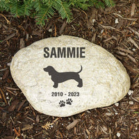 pet memorial gift for loss of dog personalized pet memorial garden stone remember me gifts Dachshund