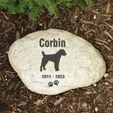 pet memorial gift for loss of dog personalized pet memorial garden stone remember me gifts Jack Russell