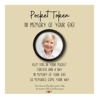 Memorial Pocket Token Gigi - Sympathy Gift for Man