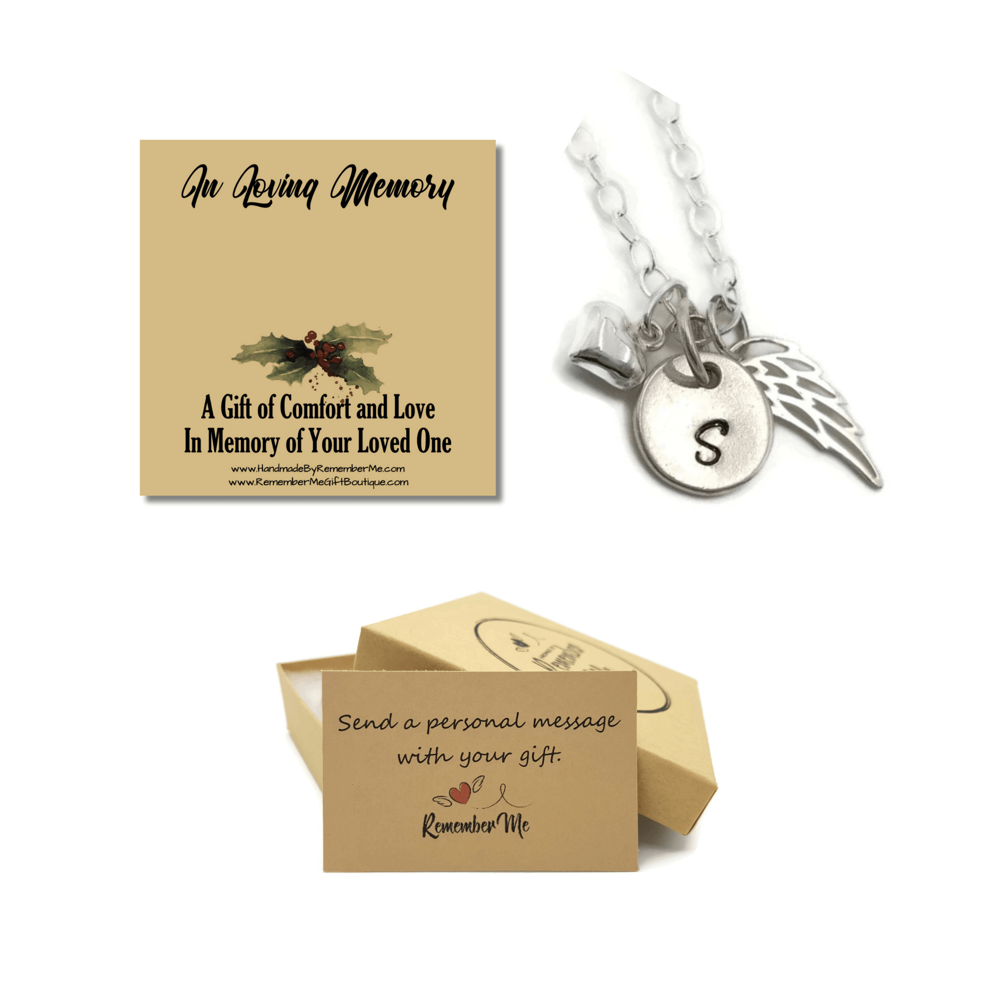 Photo Necklace Personalized In Loving Memory Necklace Christmas