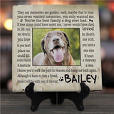 Til' the End Dog Memorial Wall Canvas - Personalized Memorial Gift