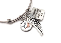 Cardinal Personalized Memorial Bracelet - Cardinals Appear When Angels Are Near - Remember Me