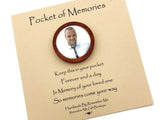 Photo Memorial Pocket Token - Sympathy Gift for Man - Remember Me