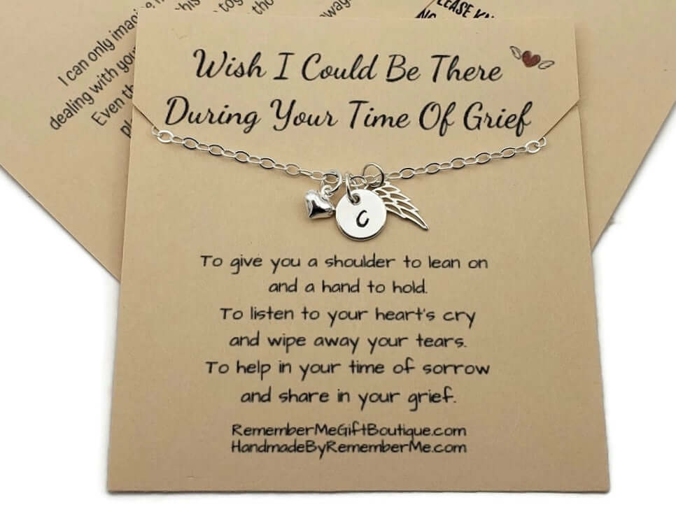 Personalized Memorial Jewelry - Funeral Memorial Gifts - Remember Me