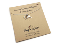 Memorial Necklace for Dad - Sympathy Gift Ideas for Loss of Father - Remember Me