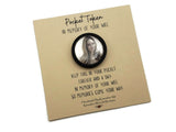 Photo Memorial Pocket Token Wife - Sympathy Gift for Man