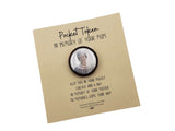 Photo Memorial Pocket Token Mom - Sympathy Gift for Man