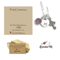 first communion and confirmation - first communion necklace girl
