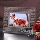 Pet Memorial Glass Picture Frame
