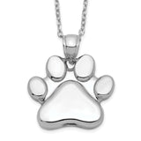 Pet Cremation Necklace - Pet Urn Jewelry - Pet Ashes Pendant Heart Paw Handmade by Remember Me