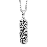 Cremation Memorial Jewelry - Urn Pendants for Ashes - Sterling Silver Cremation Necklaces