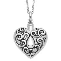 Cremation Memorial Jewelry - Urn Pendants for Ashes - Sterling Silver Cremation Necklaces
