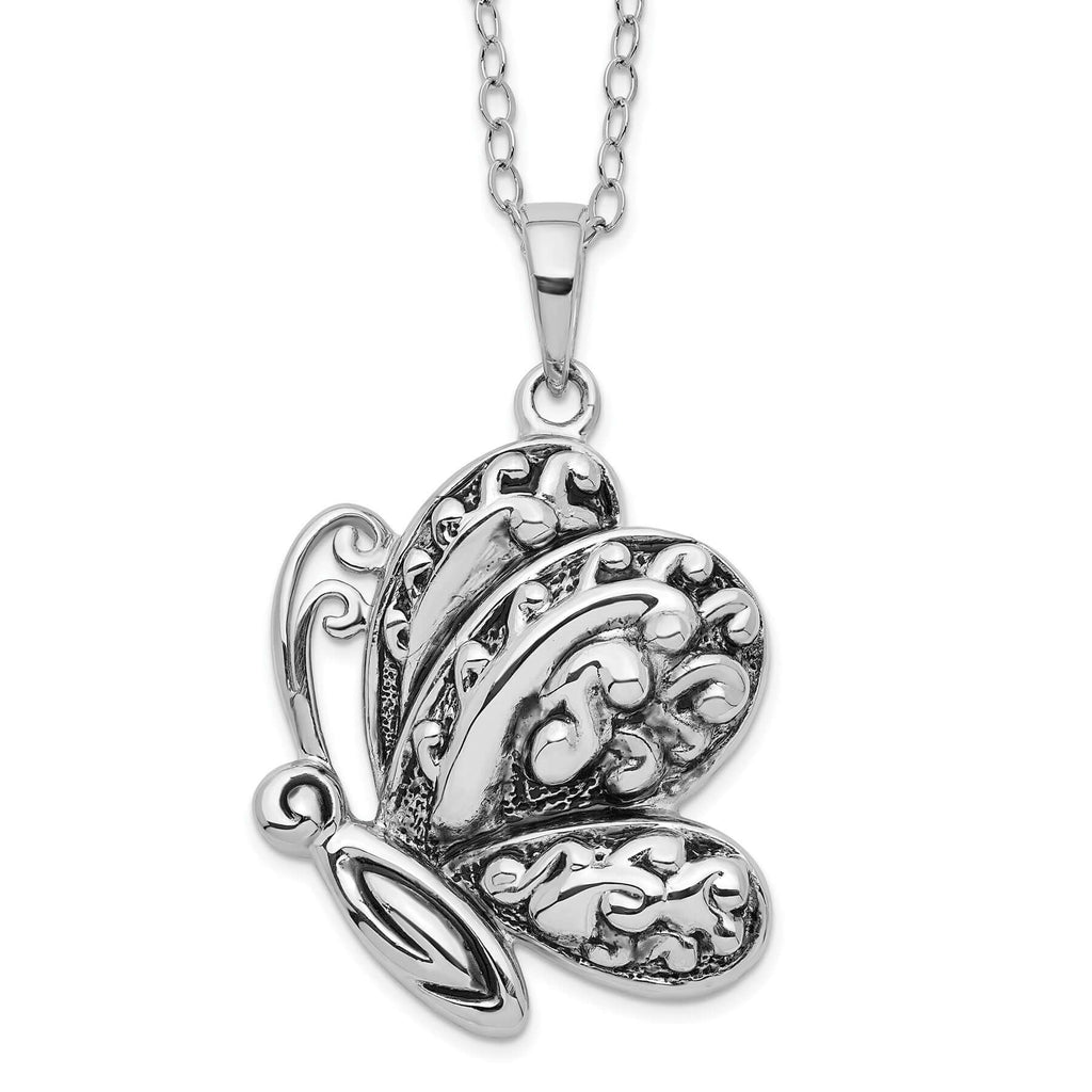 Cremation Memorial Jewelry - Urn Pendants for Ashes - Sterling Silver Cremation Necklaces 