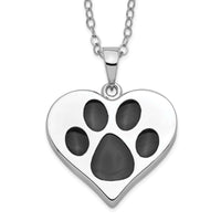 Pet Cremation Necklace - Pet Urn Jewelry - Pet Ashes Pendant Heart Paw Handmade by Remember Me