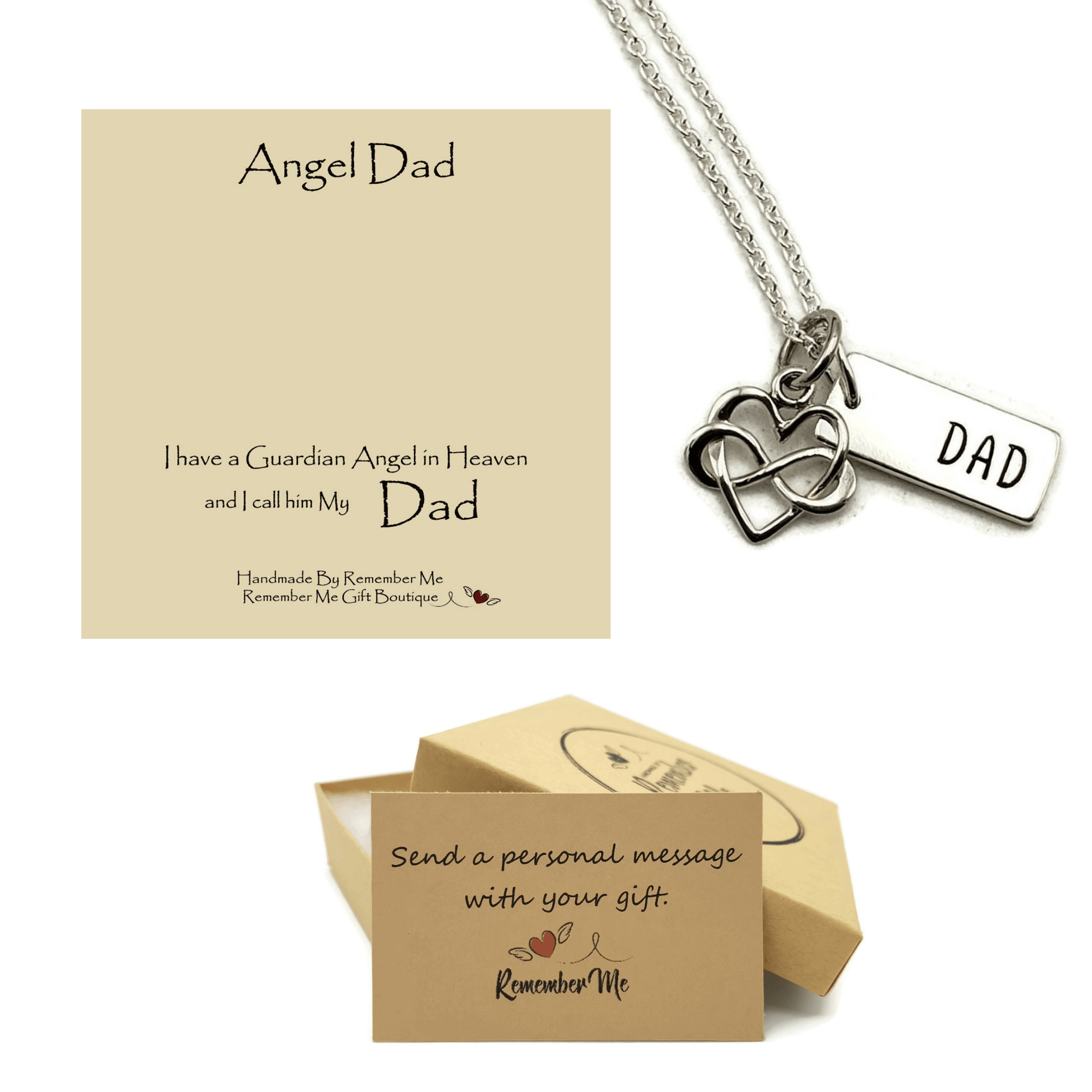 Dad in 2025 heaven necklace