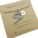 Infant Loss Memorial Necklace - Personalized Memorial Jewelry for Loss of Child - Remember Me