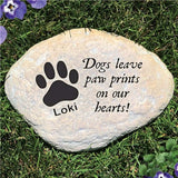 personalized pet memorial garden stone - pet remembrance gift - pet loss - loss of dog or cat - memorial garden stake