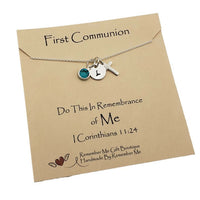 first communion and confirmation - first communion necklace girl - First Communion Necklace Girl 