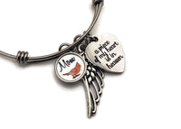 Loss of Mother Jewelry, Cardinal Memorial, Personalized Memorial Bracelet - Remember Me