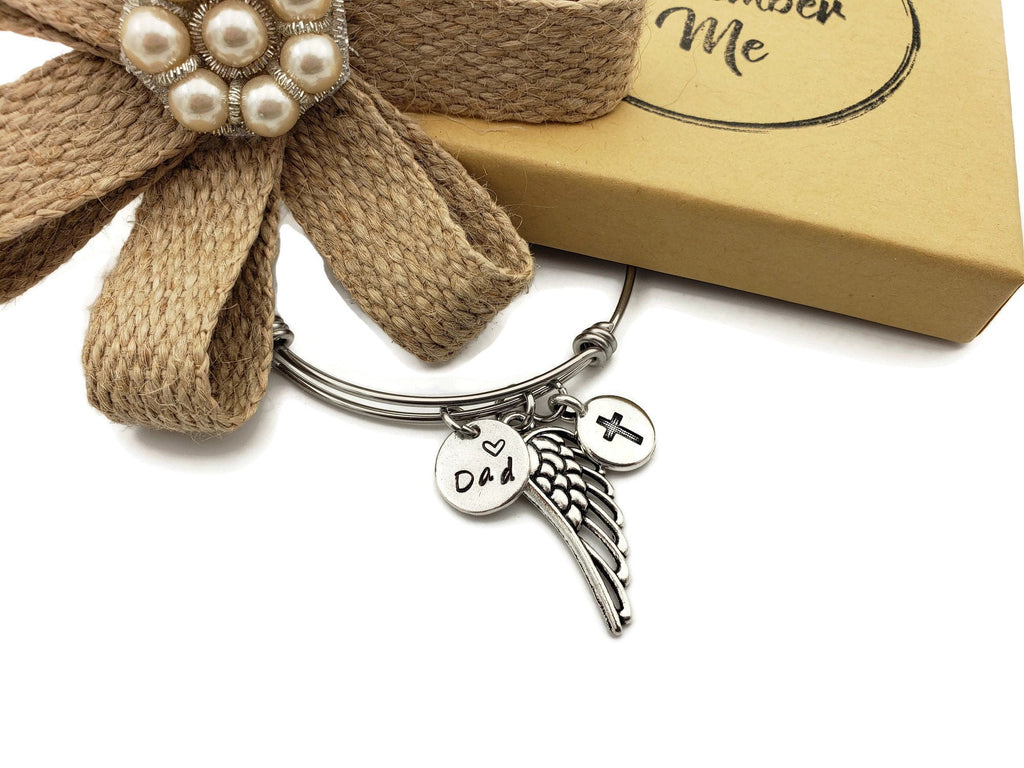 In Memory of Dad Jewelry - Sympathy Gift Ideas for Loss of Father - Remember Me