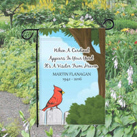 Cardinal Memorial Garden Flag - Cardinal Gifts for Loss