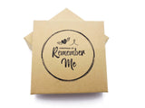 Butterfly Remembrance Necklace, Personalized Remembrance Jewelry, Remember Me Gifts - Remember Me