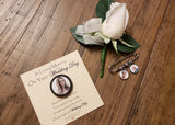 Groom Memorial Pin Wedding Memorial Handmade by Remember Me Gifts and Jewelry