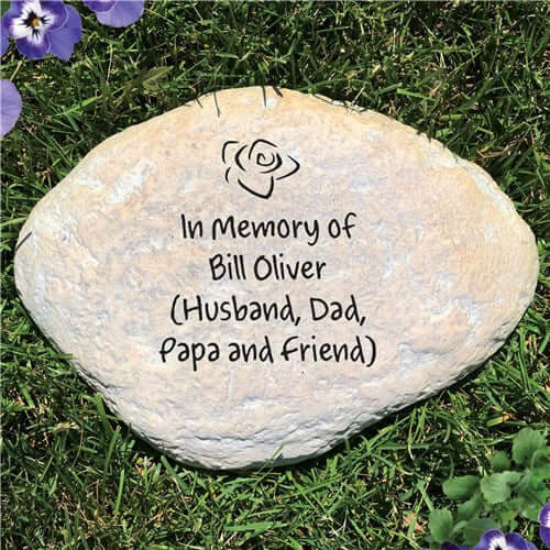 Custom Text Personalized Memorial Garden Stones
