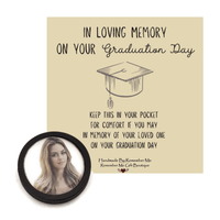 Memorial Graduation Gifts Ideas - Custom Pocket Token In Remembrance