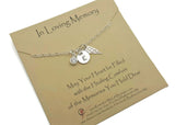In Loving Memory Sterling Silver Memorial Necklace - Remember Me Jewelry - Remember Me