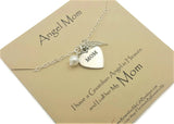 Loss of Mom Sterling Silver Memorial Necklace - Remember Me Jewelry - Remember Me