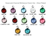 Stainless Steel Cremation Jewelry - Teardrop Ashes Pendant Necklace with Charms - Remember Me