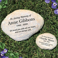 In Loving Memory Sympathy Personalized Memorial Garden Stone
